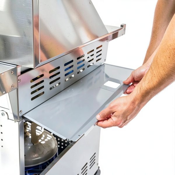 BBQ-PLUS Grease Tray Stainless Steel Drip Pan Efficient-5