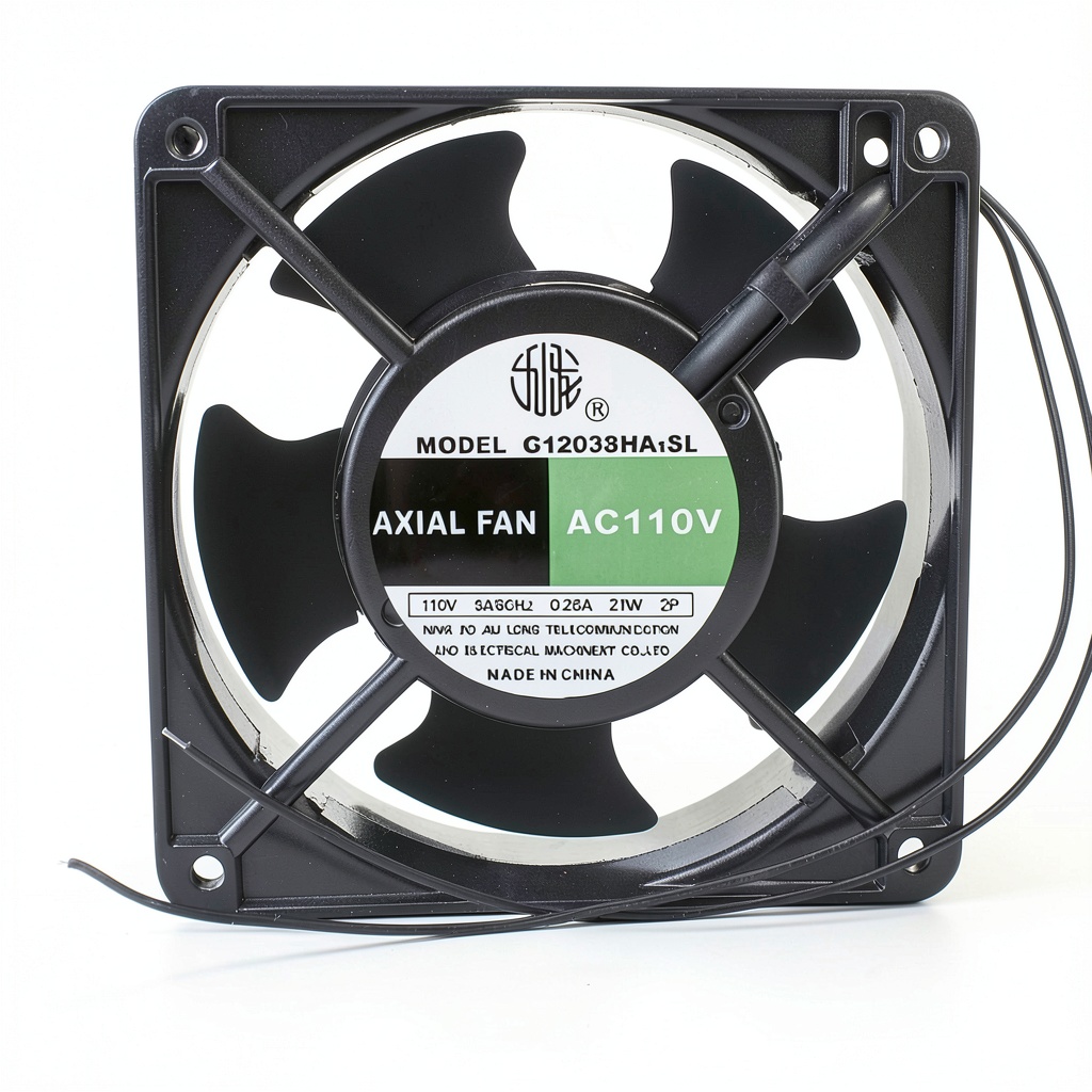 Zhuzhongqiang air conditioner replacement fan installed in a unit
