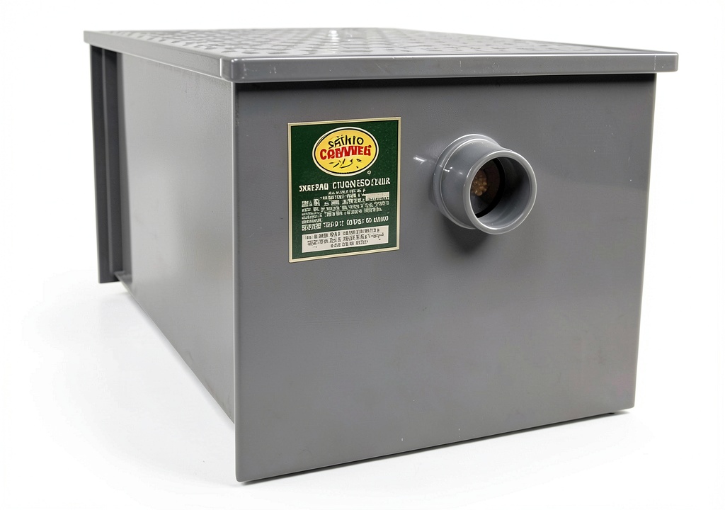 KPS commercial grease trap installed in a commercial kitchen