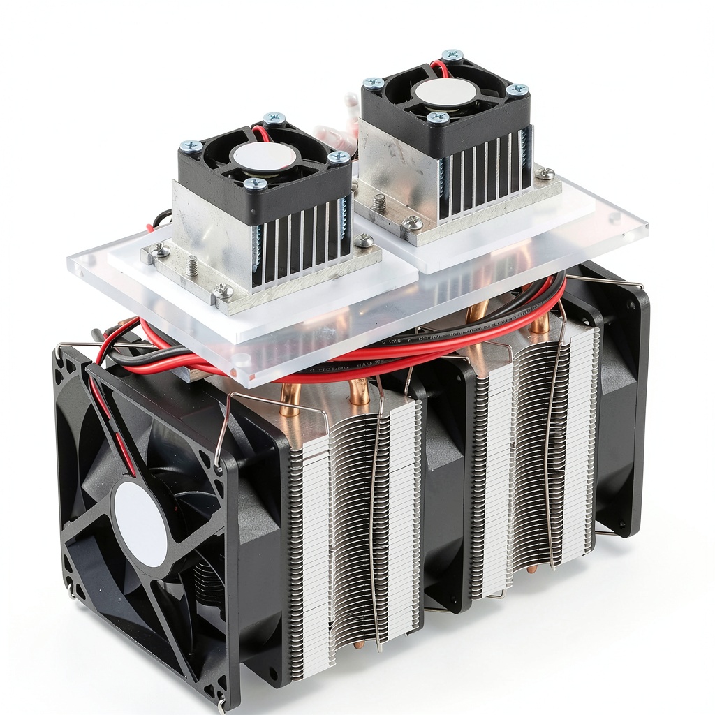 Walfront Peltier Cooler installed in a mini‑fridge