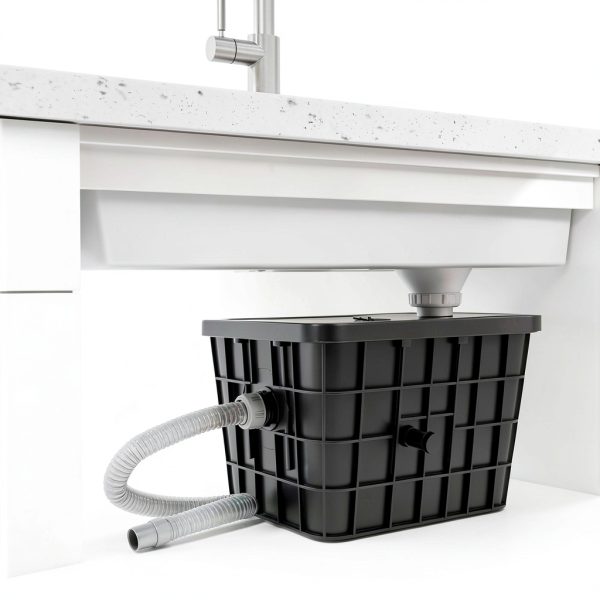 LEISHENYIN Grease Trap 9.2 Gallon Commercial Kitchen Filter-3