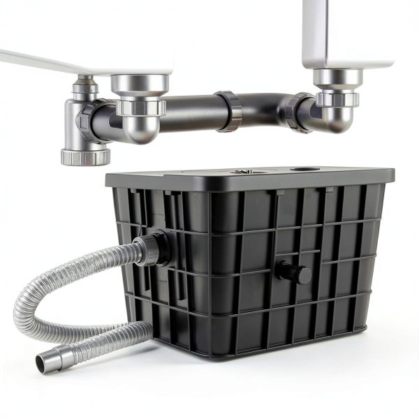 LEISHENYIN Grease Trap 9.2 Gallon Commercial Kitchen Filter-8