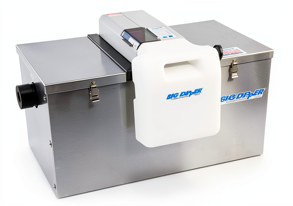 Thermaco W-500-IS grease trap installed in a commercial kitchen