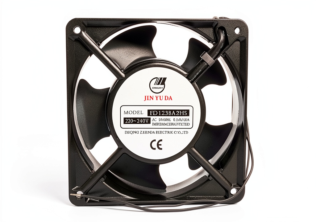 Jason Molen air conditioner replacement fan installed in a home HVAC unit