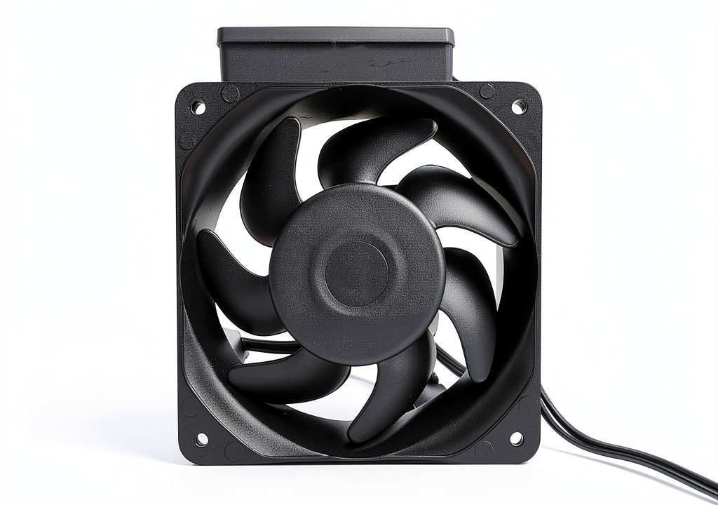Installing Bomin metal AC replacement fan on a window air conditioner unit in a living room