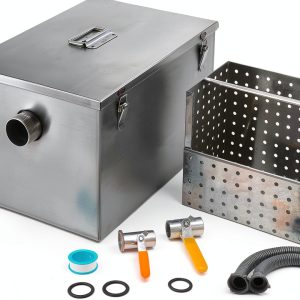 BEAMNOVA Commercial Grease Traps 201 Stainless Steel-0