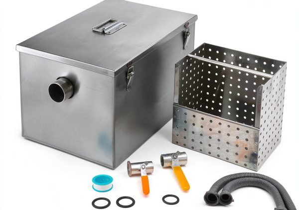 BEAMNOVA Commercial Grease Traps 201 Stainless Steel-0