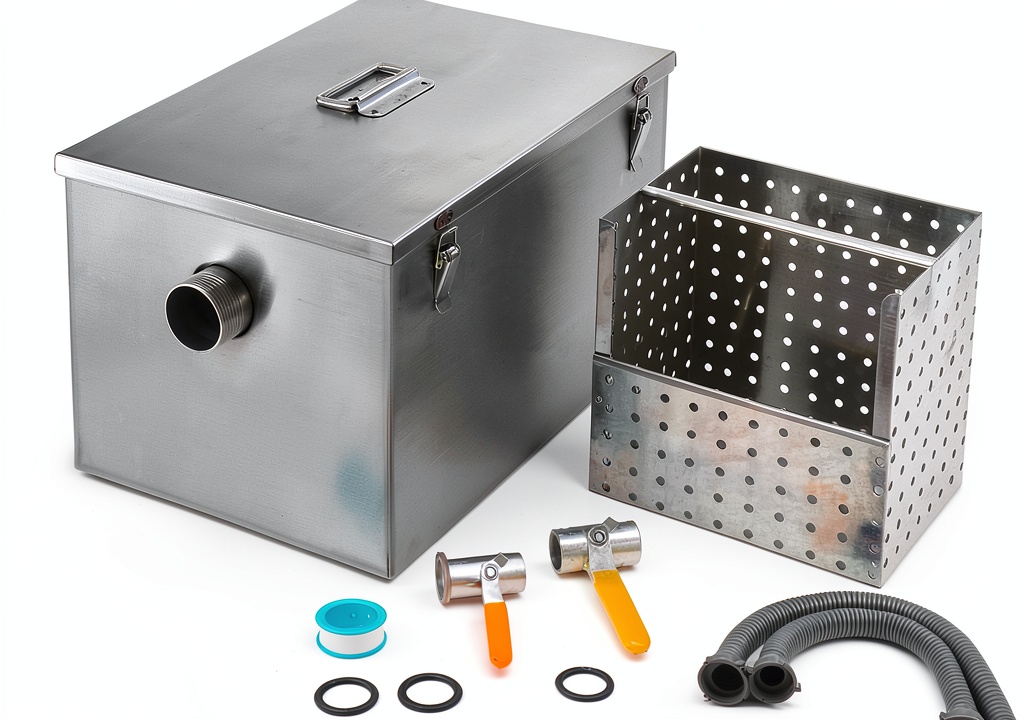 BEAMNOVA Commercial Grease Traps 201 Stainless Steel