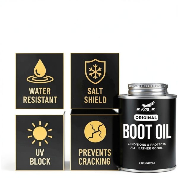 Leather Boot Oil by PremiumCare for Work Boots-5