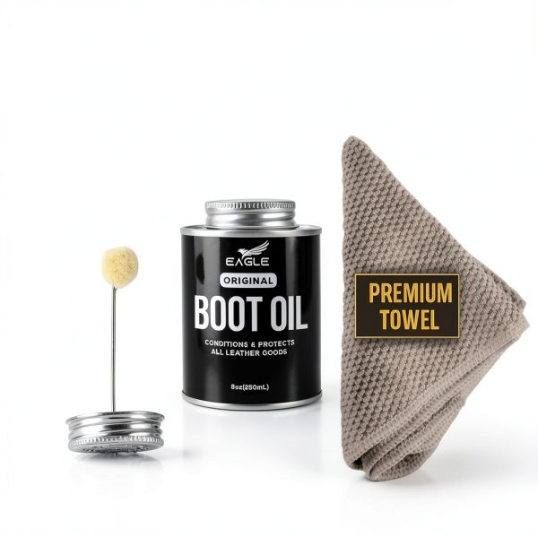 Leather Boot Oil by PremiumCare for Work Boots-1