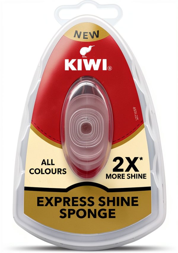 Kiwi Express Shine Instant Sponge Shoe Polish 5ml Wax Leather Polish-0