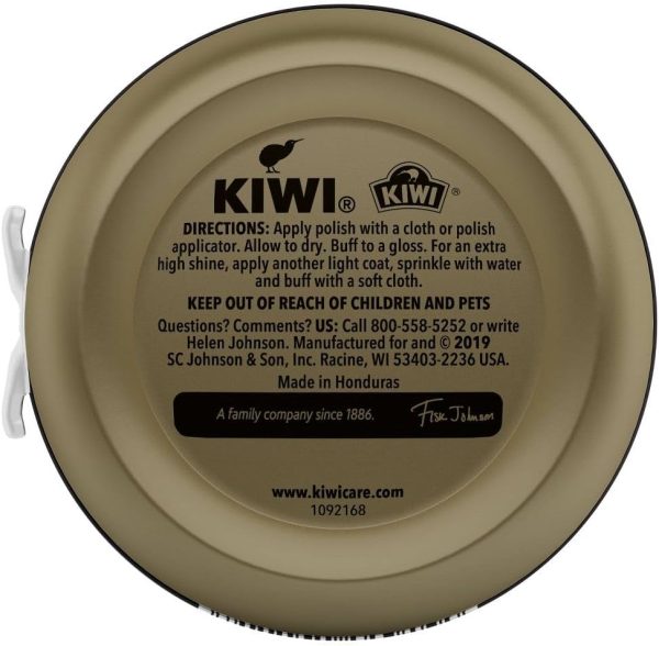 KIWI Classic Shoe Polish Leather Shine Water Protection 3.6oz-1