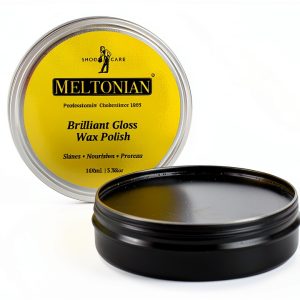 Meltonian Brilliant Gloss Wax Polish 100ml Black Shoe Shine Wax-0