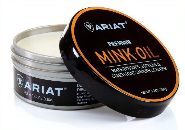 Shoe Polish ARIAT A27010 Beige 4.2oz Waterproof Conditioning-4
