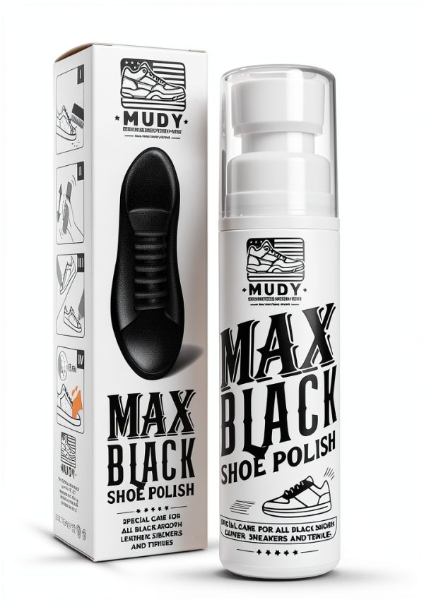 Max Black Shoe Polish Leather and Textile Conditioner with Oils-0