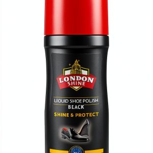 Shoe Shine Black Liquid Polish - Instant Waterproof Leather Shine-0