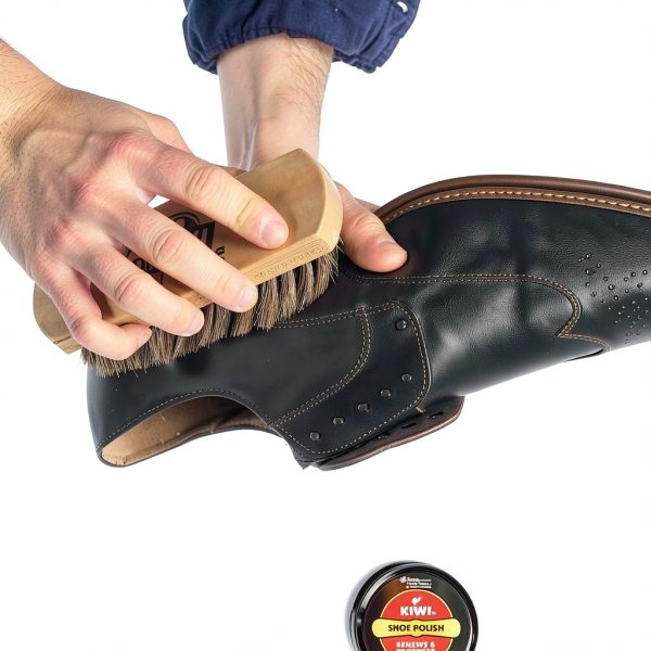 KIWI Classic Shoe Polish Leather Shine Water Protection 3.6oz-6