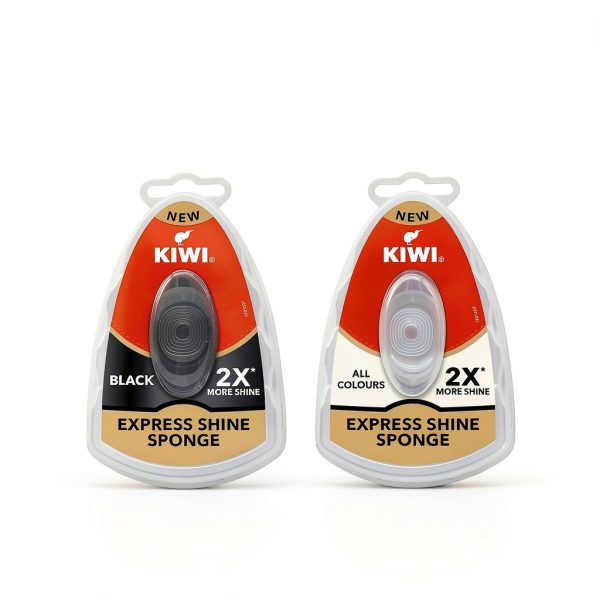 Kiwi Express Shine Instant Sponge Shoe Polish 5ml Wax Leather Polish-4