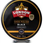 London Shine Black Wax Shoe Polish 48ml Classic Leather Care-0