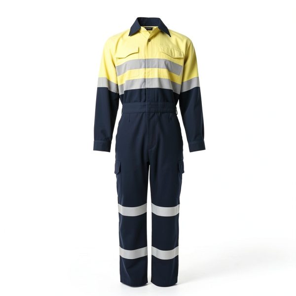 Mens Classic High Visibility Coverall LT03 with 2" Reflective Tape-2