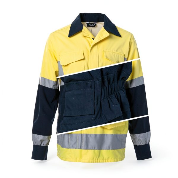 Mens Classic High Visibility Coverall LT03 with 2" Reflective Tape-4