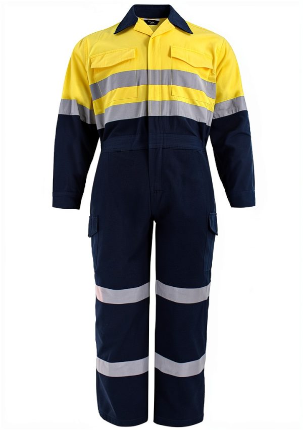 Mens Classic High Visibility Coverall LT03 with 2" Reflective Tape-0
