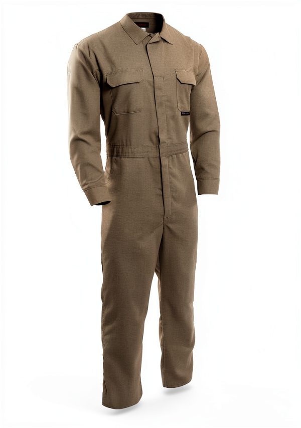 DRIFIRE FR TECGEN SELECT 8 Cal Flame Resistant Coverall Khaki Medium-0