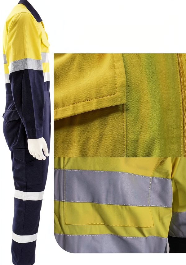 Mens Classic High Visibility Coverall LT03 with 2" Reflective Tape-1