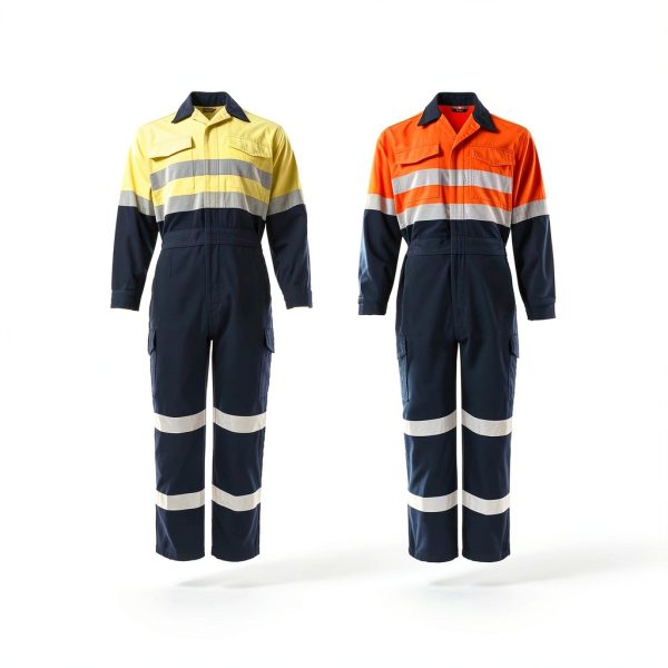 Mens Classic High Visibility Coverall LT03 with 2" Reflective Tape-6