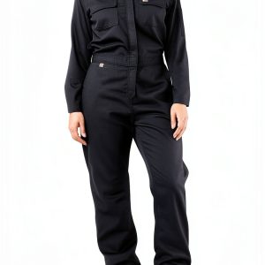 Carhartt Women's Flame Resistant Rugged Flex Twill Coverall Dark Navy-0