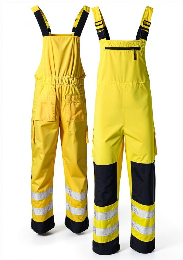 DOME75 Dynamic Series DRB3452 Class E Rain Bib with Reflective Tape-7