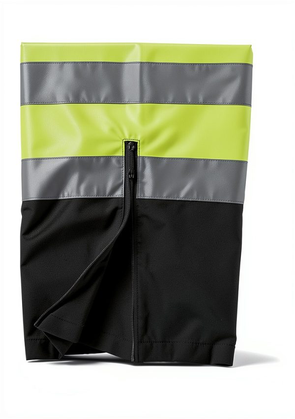 Ergodyne GloWear 8918BK Rain Bibs, Black Bottom, High Visibility, Reflective, ANSI Compliant, Lime, Large US-2