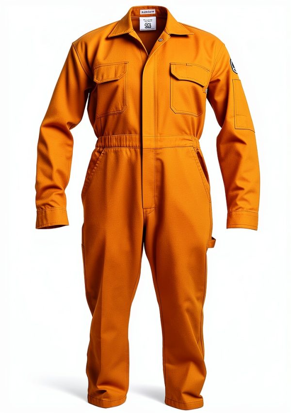 Just In Trend Classic Safety Work Coverall - Long Sleeve - 100% Cotton - 7 oz-0