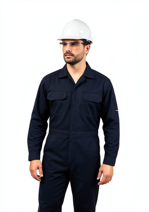 Just In Trend Classic Safety Work Coverall - Long Sleeve - 100% Cotton - 7 oz-4