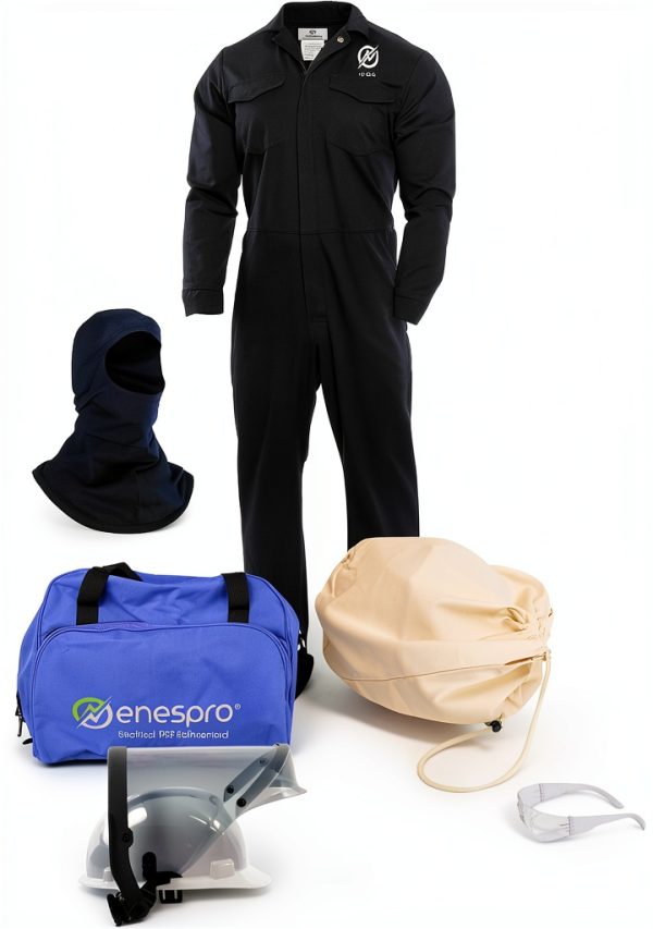 Enespro Unisex Arcguard Cat 2, 12 Cal Coverall Kit W/Balaclava, No Gloves-0
