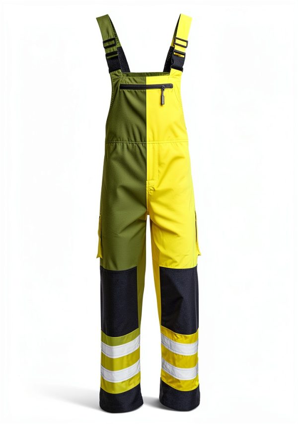 DOME75 Dynamic Series DRB3452 Class E Rain Bib with Reflective Tape-1