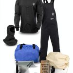 Enespro ArcGuard CAT 2 12 Calorie Ultrasoft Arc Flash Suit Kit with-0