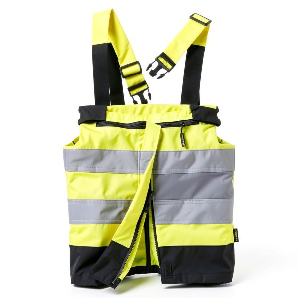 DOME75 Dynamic Series DRB3452 Class E Rain Bib with Reflective Tape-3