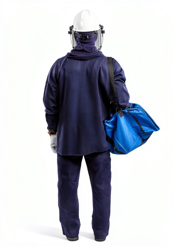 Enespro ArcGuard CAT 2 12 Calorie Ultrasoft Arc Flash Suit Kit with-2