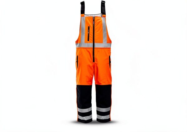 RefrigiWear Men’s HiVis Insulated Softshell High-Bib Overalls, -20°F (-29°C)-2